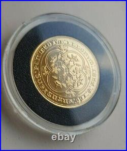 Millionaires Collection King Edward III Double Leopard 22ct Gold coin 4.05 grams