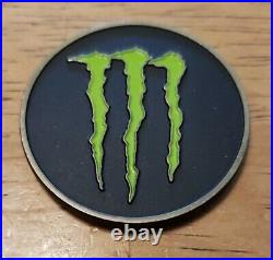 Monster Energy We Got Your Back 1st Edition MiliraryChallenge Coin Rare