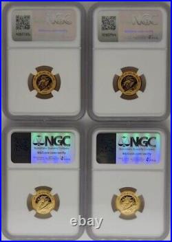 NGC PF70 2022 China 24 Solar Terms 3g Gold Coins Set