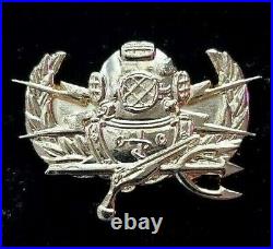NSW Naval Special Warfare Seals Experimental Diving Unit Challenge Coin Gold v1