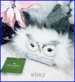 NWT Kate Spade Owl Coin Purse Star Bright Sold out Collectible purse w keyring