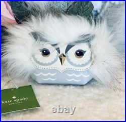 NWT Kate Spade Owl Coin Purse Star Bright Sold out Collectible purse w keyring