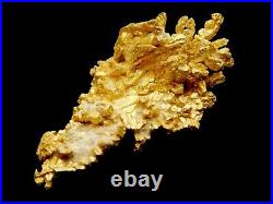 Native Gold Crystalline Specimen Round Mountain Mine Nevada / Nugget coin Bar