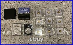 Noah's ark gold and silver coin collection with rare items