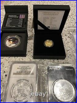 Noah's ark gold and silver coin collection with rare items
