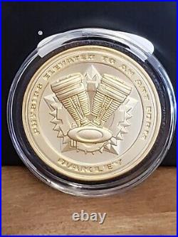 Oakley X Squared Challenge Coin Matte Gold NOT JULIET CARBON DISPLAY CASE