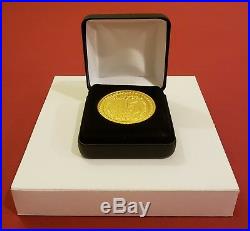 Official Donald Trump 2017 Inaugural Commemorative Pres 45 2-Sided Gold-P Coin