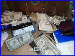 Old Estate Us Coin Lot Sale Gold Silver Currency Sale Hoard Collection Treasure
