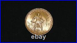 Old Solid Gold Coin 10 Rubles USSR Late Unique Collectible 20th Century