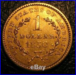 Old US Coins 1850 Rare Gold Dollar Philadelphia Lustrous Gold Collectible TYPE 1