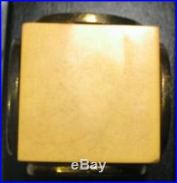 Old Vintage Rare Unique Evans Gold Toned Coins Ancient Table Top Lighter