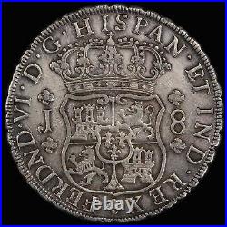 PCGS XF 1753-LM J. PERU Ferdinand VI. 8 Reales Provenance BKingdom Collection