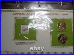 PCS Complete Collection of Uncirculated Sacagawea Golden Dollars 2000-2019 Album
