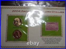 PCS Complete Collection of Uncirculated Sacagawea Golden Dollars 2000-2019 Album