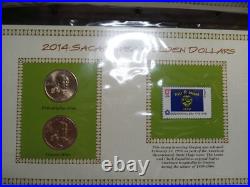 PCS Complete Collection of Uncirculated Sacagawea Golden Dollars 2000-2019 Album