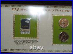 PCS Complete Collection of Uncirculated Sacagawea Golden Dollars 2000-2019 Album