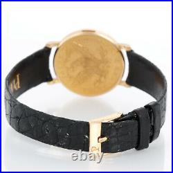 PIAGET COIN COLLECTION 18K YELLOW GOLD WATCH item# 62172