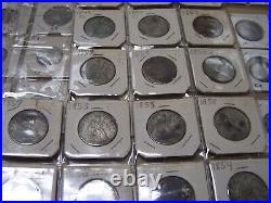 PLEASE READ CIVIL WAR 1 DUG 1858 Liberty Seated QUARTER AU Details PCGS