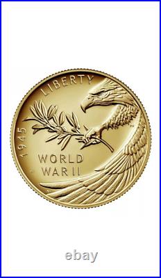 PRESALE End of World War II 75th Anniversary 24-Karat Gold Coin