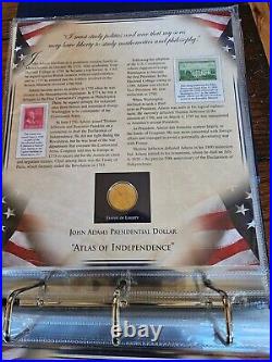 PRESIDENT COIN COLLECTION G Washington/Martha Medal-Jackson W Alaska, DC State