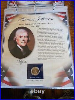 PRESIDENT COIN COLLECTION G Washington/Martha Medal-Jackson W Alaska, DC State