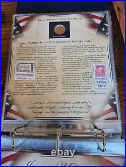 PRESIDENT COIN COLLECTION G Washington/Martha Medal-Jackson W Alaska, DC State