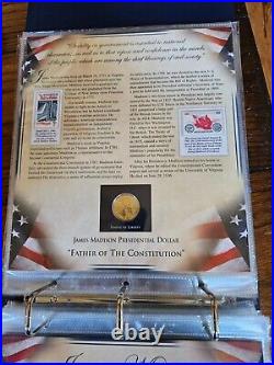 PRESIDENT COIN COLLECTION G Washington/Martha Medal-Jackson W Alaska, DC State