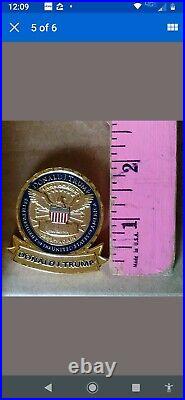 PRESIDENT DONALD J. TRUMP CHALLENGE COIN With FLOAT DISPLAY & CERT OF AUTHENTICITY