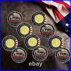 Pack of 50 Soldier Squad Army Coins Thank You for Your Service Challenge Coin