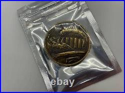 Petes Pirate Life Sink Or Swim Brass EDC Coin SEALED