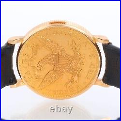 Piaget Ten Dollar Gold Coin Collection 18k Yellow Gold Watch item# 62172