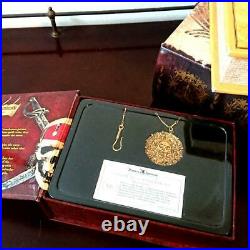 Pirates of the Caribbean Aztec Gold Coin Necklace Master Replica Deluxe Edition