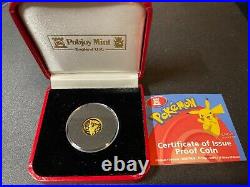 Pobjoy Mint Niue 2001 Pokemon 20 Dollar Gold Coin Pichu