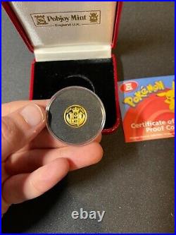 Pobjoy Mint Niue 2001 Pokemon 20 Dollar Gold Coin Pichu