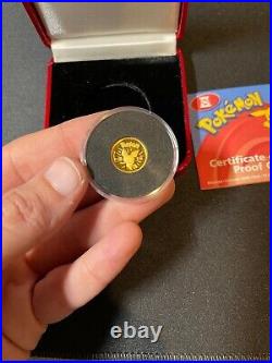 Pobjoy Mint Niue 2001 Pokemon 20 Dollar Gold Coin Pichu