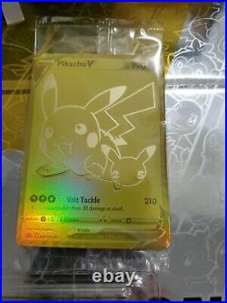 Pokémon Celebrations Ultra Premium Collection Gold Metal Cards Lot & Coin