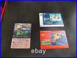 Pokemon Lugia Pikachu Medal JR East 1998 & 1999 Stamp Rally Gold Coin Set of 2