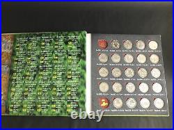 Pokemon Meiji Juice Limited Battle Coin Set 141 pcs + Gold Mew & Album Japanese