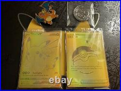Pokemon TCG Celebrations Ultra Premium Collection Gold Cards Plus Pin & Coin