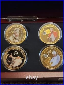 Pope John Paul II Commemorative Gold Coin Set