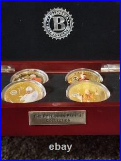 Pope John Paul II Commemorative Gold Coin Set