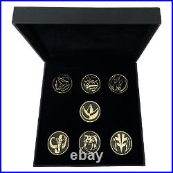 Power Rangers Power Coins 24K Gold Plated Pins Box Set (Comic Con Exclusive)