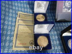 Pre-Owned Mixed Lot of Collectible Coins Most With COAs Kennedy Lincoln Gaudens