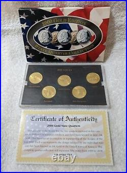 Quarter Collection Gold Platinum Denver Philadelphia 1999-2002 / 2006-2008