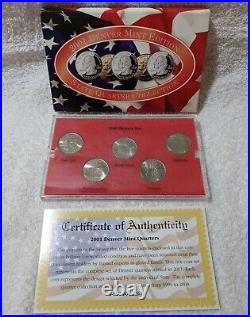 Quarter Collection Gold Platinum Denver Philadelphia 1999-2002 / 2006-2008