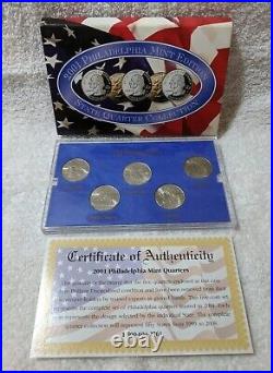 Quarter Collection Gold Platinum Denver Philadelphia 1999-2002 / 2006-2008