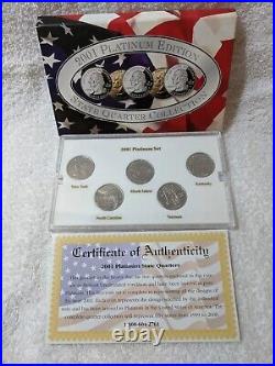 Quarter Collection Gold Platinum Denver Philadelphia 1999-2002 / 2006-2008