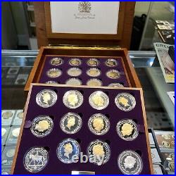 Queen Elizabeth Golden Jubilee Collection Set of 24 Proof Coins 2002