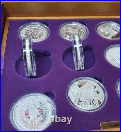 Queen Elizabeth Golden Jubilee Collection Set of 24 Proof Coins 2002 + More