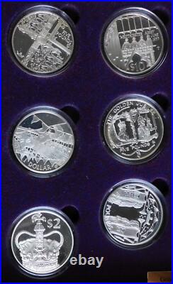 Queen Elizabeth II Golden Jubilee Coin Collection 2002 Silver Proof 24 Coin Set